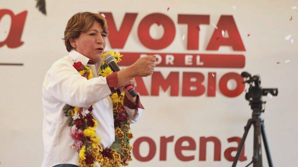 La candidata de Morena, PT y el Verde, Delfina Gómez señaló que el estado debe aprovechar toda la infraestructura que la obra del AIFA impulsó en la entidad.