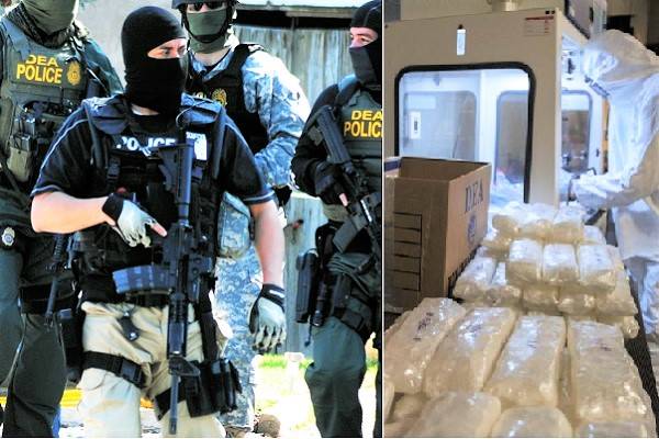 DEA revela 3 mil arrestos, 44 millones de píldoras de fentanilo incautadas