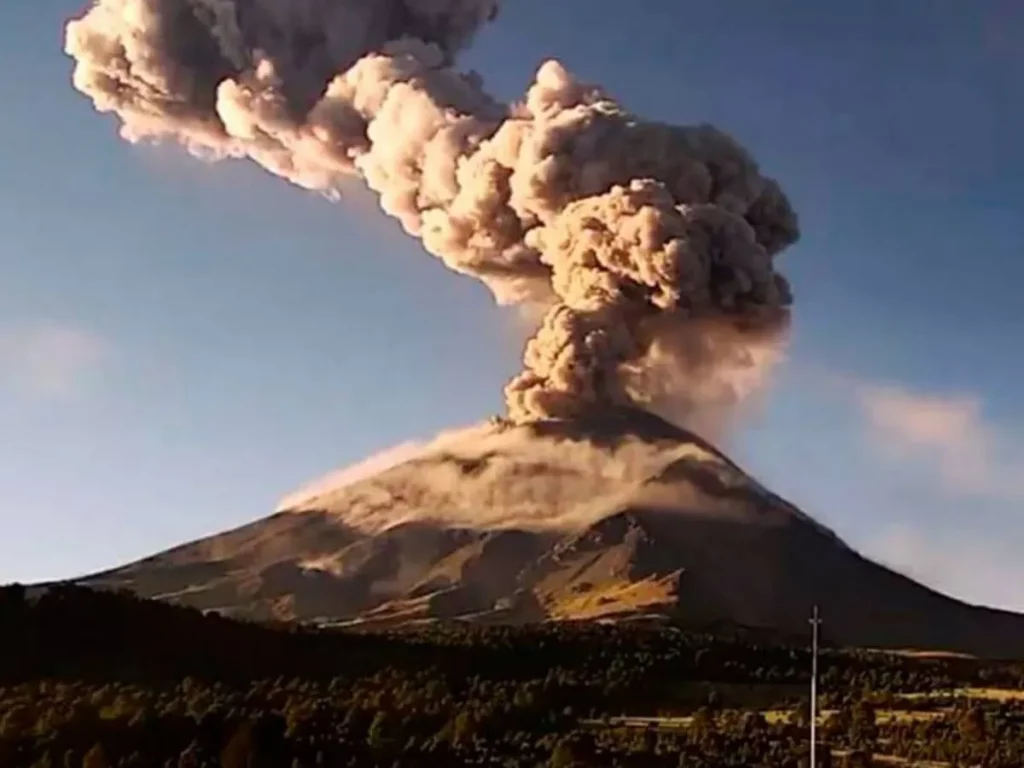 Llega amarillo Fase 3 en la alerta volcánica por actividad del Popocatépetl