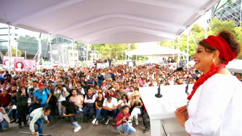 Clara Brugada alza la mano para el Gobierno de la CDMX; pide construir un frente de izquierda