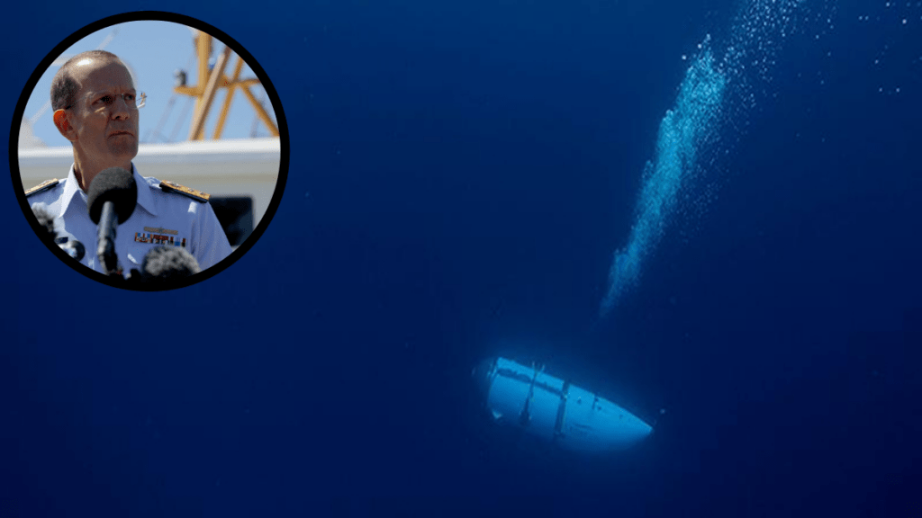 En una conferencia la Guardia Costera de EE.UU. anunció que los escombros encontrados en el mar pertenecían al Titan, el submarino desaparecido con cinco personas a bordo.