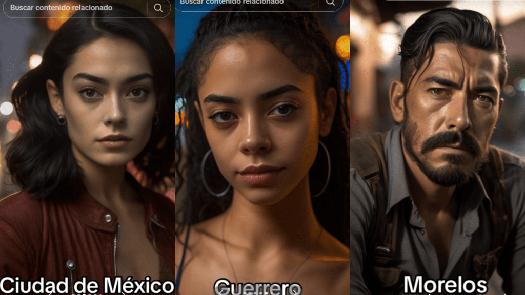 Un usuario en redes sociales mostró como es que lucirían los rostros de México, estado por estado de acuerdo con la inteligencia artificial.