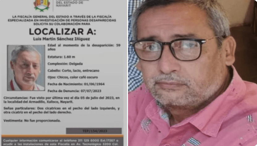 "Golpe a la libertad de prensa"; Fiscalía de Nayarit confirma asesinato del periodista Martín Sánchez
