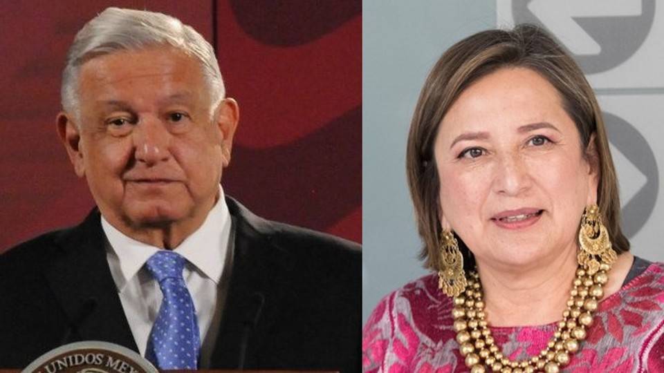 El presidente AMLO dijo que los medios andan desatados con el apoyo a la candidata de la oposición a la presidencia, Xóchitl Gálvez.