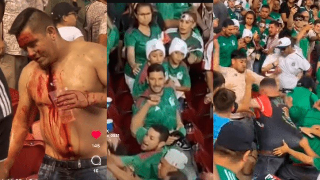 La afición mexicana sigue dando mucho de que hablar al protagonizar otra pelea en el estadio Levi’s durante el duelo del Tri vs. Qatar por la Copa Oro.