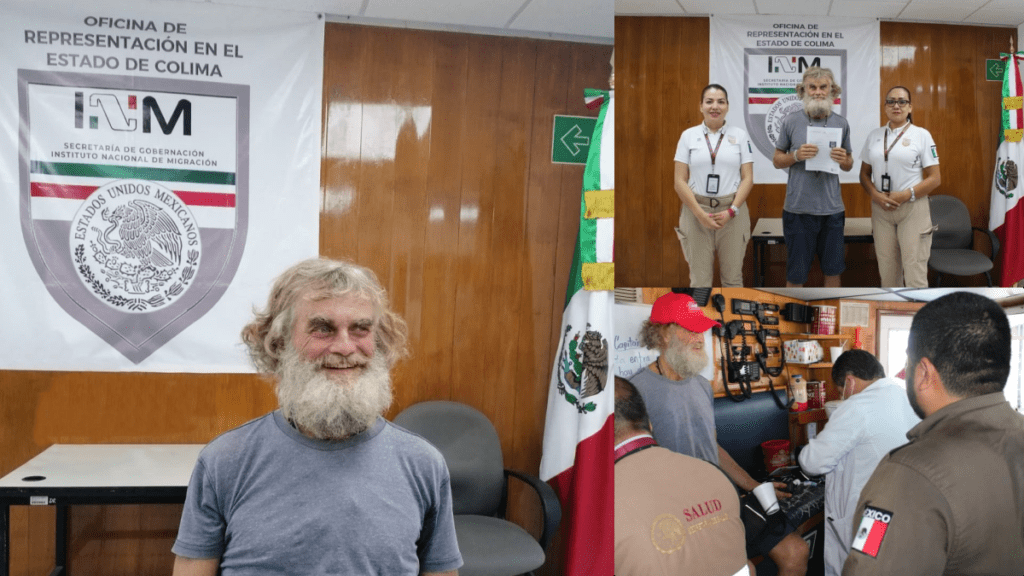 Tim Shaddock, el australiano que fue rescatado por el barco atunero “María Delia” en aguas del pacífico, recibió un permiso de residencia temporal en México.