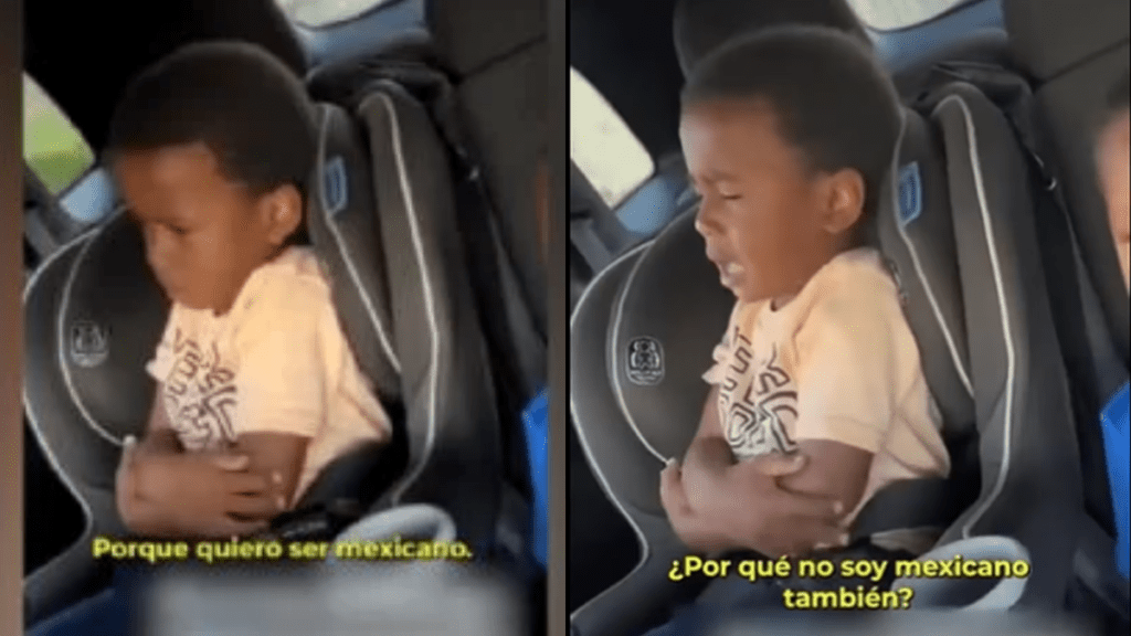 Un niño pequeño de etiopia se viralizó en redes sociales luego de que exigiera ser mexicano, a pesar de que su mamá le explicó que no podía serlo.