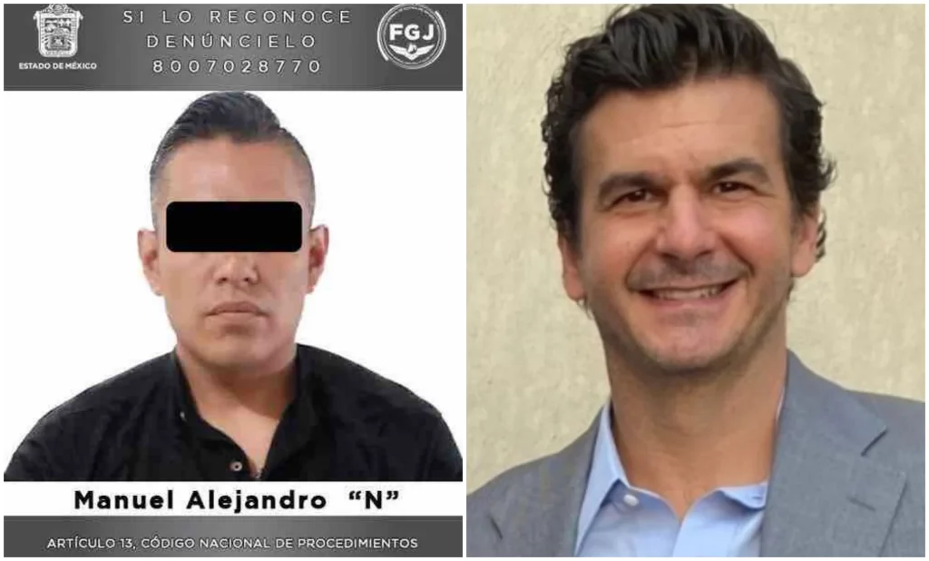 FGJEM detiene al séptimo implicado en el asesinato del empresario Íñigo Arenas