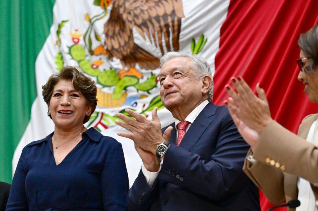 “Sabre estar a la altura del reto”; Delfina Gómez jura como primera gobernadora del EdoMéx