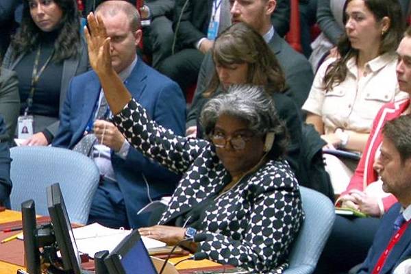 En el Consejo de Seguridad de ONU, Estados Unidos rechazó propuesta de Brasil por que no dice explícitamente que "Israel tiene derecho a defenderse"