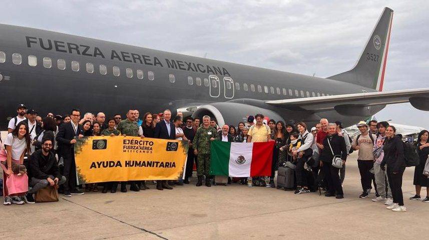 Llegan a España primeros mexicanos a través del puente aéreo de Tel Aviv-Madrid
