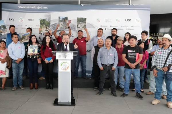 Senador Gilberto Herrera de Morena Querétaro denuncia represión a indígenas y que el agua es acaparada por magnates bajo amparo de Gobernador Kury