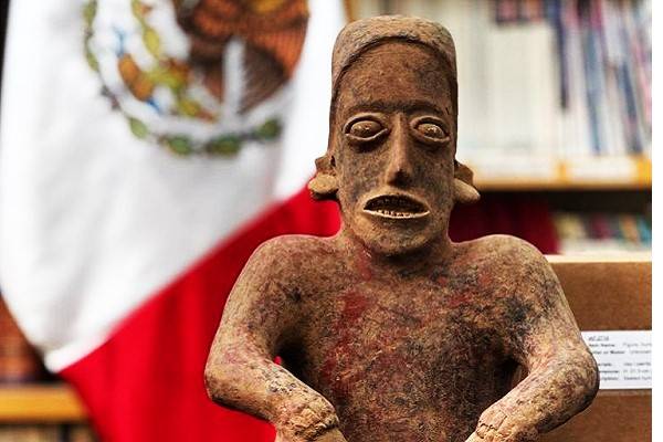 Coleccionista entregó a Escuela de Investigaciones Avanzadas de S. Fe, Nuevo México piezas de entre los años 200 a.C. y 1200 d.C. Ya regresan a México