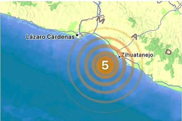 Servicio Sismológico Nacional confirmó el sismo con epicentro a 28 kilómetros de Zihuatanejo, Guerrero. Se evalúan posibles daños