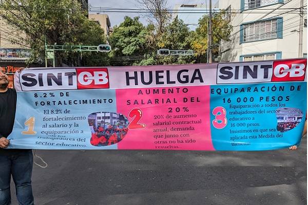 Sindicato decidió estallar la huelga ante la falta de voluntad y compromiso por parte de los administradores del Colegio de Bachilleres