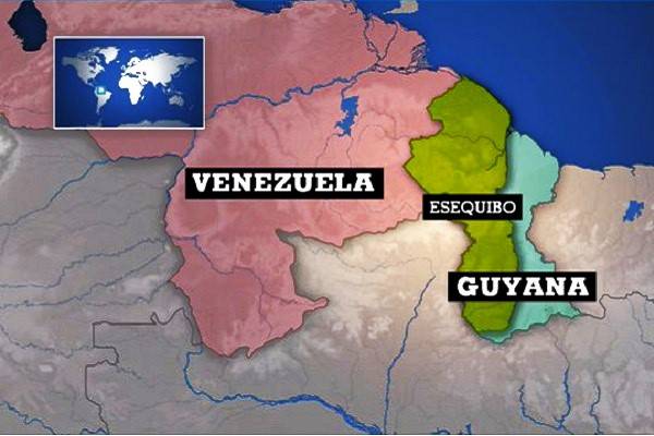 Venezuela pretende resolver conflicto de 180 años absorbiendo dos terceras partes del territorio total de Guyana denominado Esequibo