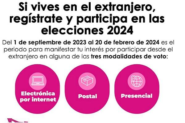 Relaciones Exteriores y el Instituto Nacional Electoral firmaron un convenio para instalar Módulos Receptores de voto presencial en el extranjero