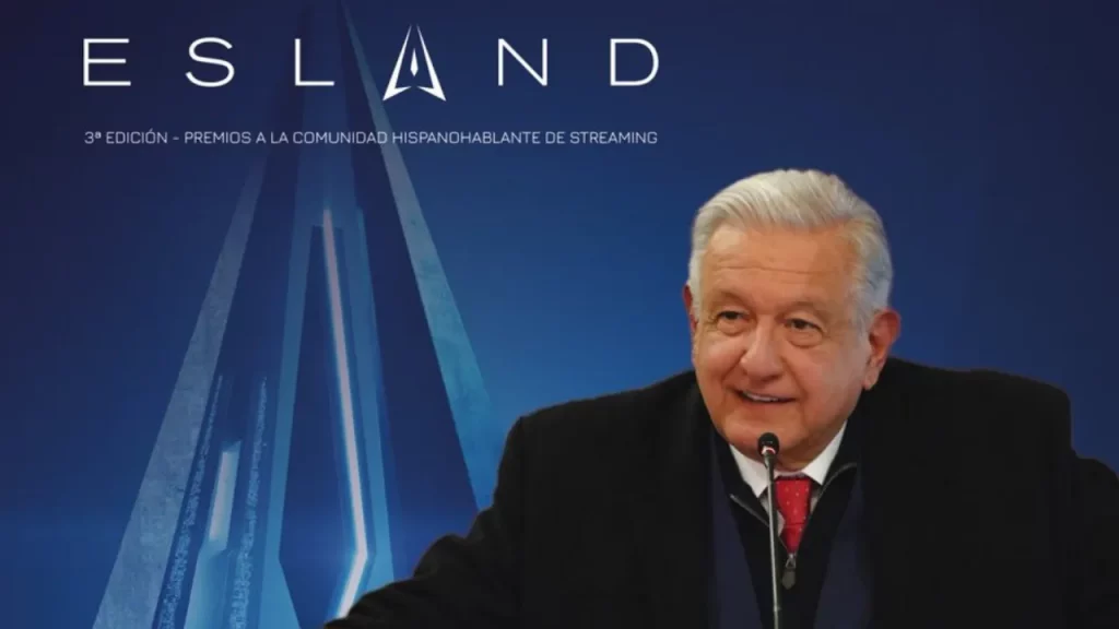 El presidente AMLO se convirtió en el mejor streamer de habla hispana en 2023 y podría ser nominado en los premios Esland.