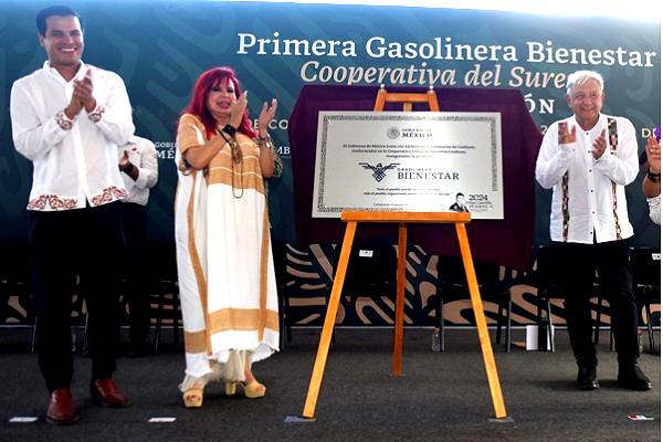 Gasolineras Bienestar son de desarrollo sostenible y bienestar colectivo para que familias impulsen la economía regional, Modelo social solidario