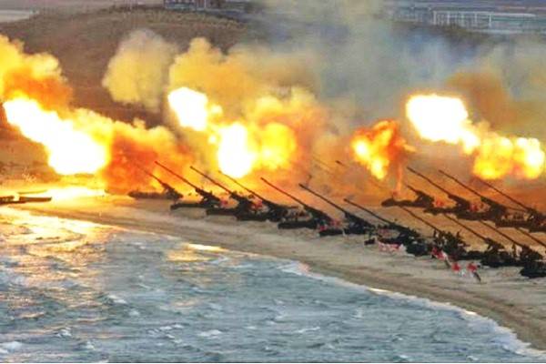 China llama a la moderación a las partes, luego que Seúl afirmaran que Corea del Norte lanzó una andanada de proyectiles cerca de dos islas surcoreanas