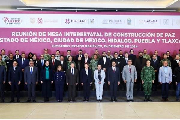 Mesa de Paz Interinstitucional convocada para mejorar las condiciones de seguridad en las zonas limítrofes con el Valle de México