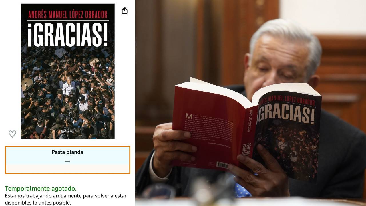 Último libro de AMLO se convierte en éxito; se posiciona en primer