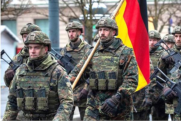 Más de 2% del PIB de Alemania destinado a la Organización del Tratado del Atlántico Norte (OTAN). Dejar de producir armas artesanales en Europa