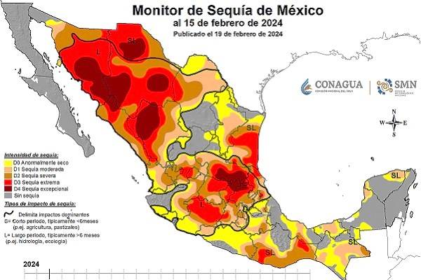 Gobierno de Sonora declara emergencia por sequía y escasez de agua. Garantizada el agua para cultivo en todo el Valle del Yaqui