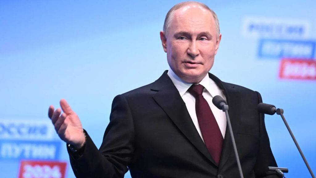 Vladimir Putin logró obtener su quinto mandato como presidente de Rusia por otros seis años con más del 87 por ciento de los votos.