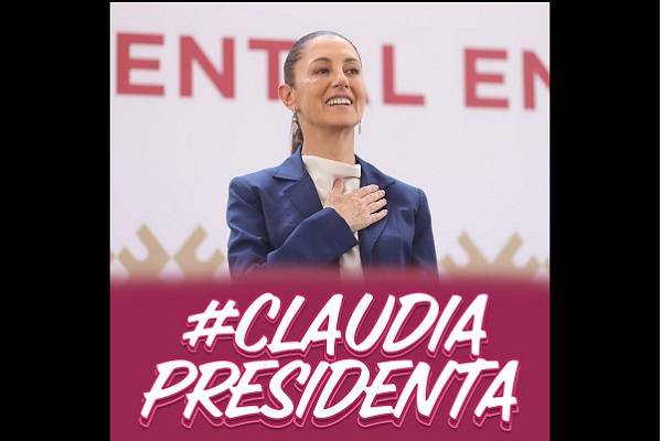 En las calles y redes sociales masiva adhesión a la campaña de Claudia Sheinbaum por la presidencia de México. #ClaudiaPresidenta #SigamosHaciendoHistoria.