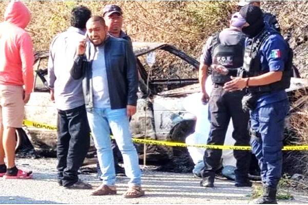 A las dos de la madrugada dos sujetos llegaron a la casa del candidato en Guerrero e hicieron disparos. Localizan vehículo incendiado