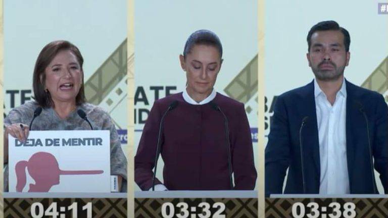 Claudia Sheinbaum indicó en el segundo debate presidencial, que en el gobierno de la 4T se atiende primero a los de abajo.