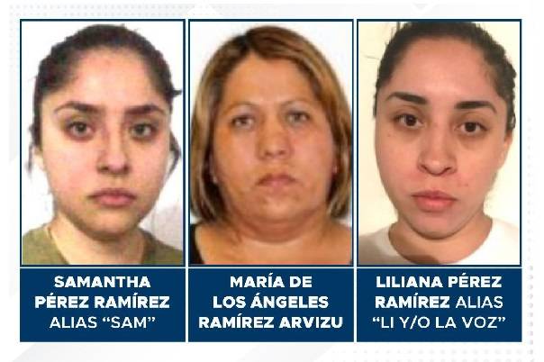 Fiscalía de la Ciudad de México ofrece 500 mil pesos a quien proporcione información sobre las tres mujeres presuntas integrantes del Cártel de Tláhuac