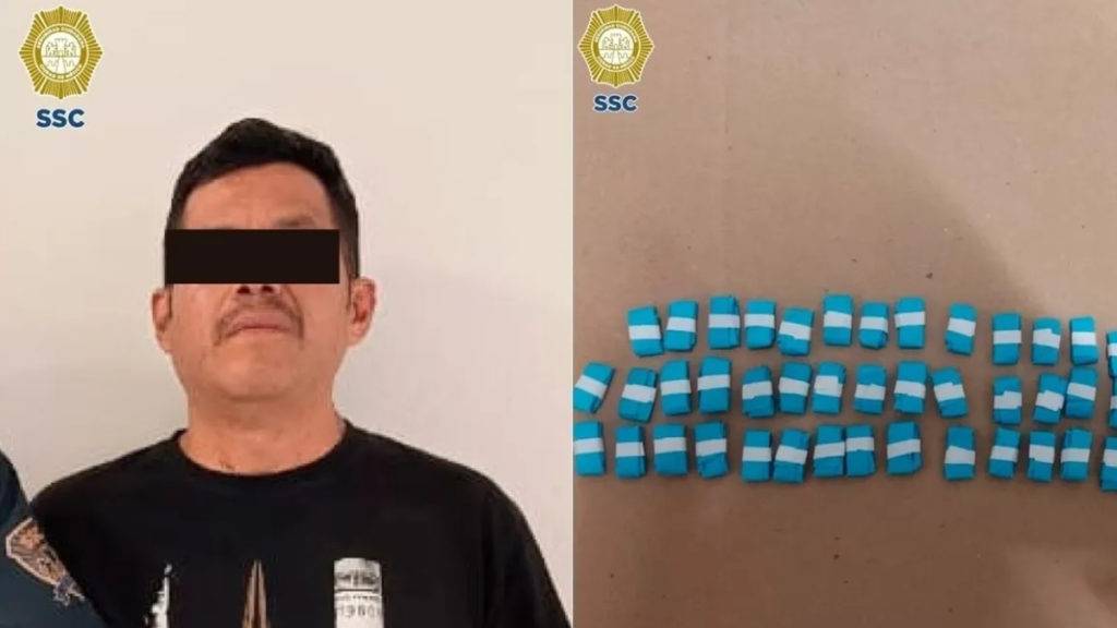 Autoridades de la Ciudad de México lograron la detención de “El Jetas”, en posesión de drogas y un arma de fuego en la alcaldía Xochimilco.