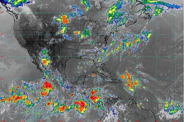 Depresión tropical Tres-E, lluvia intensa en Colima, Nayarit Jalisco y Michoacán. Avanza a 46% llenado de las 210 principales presas de México