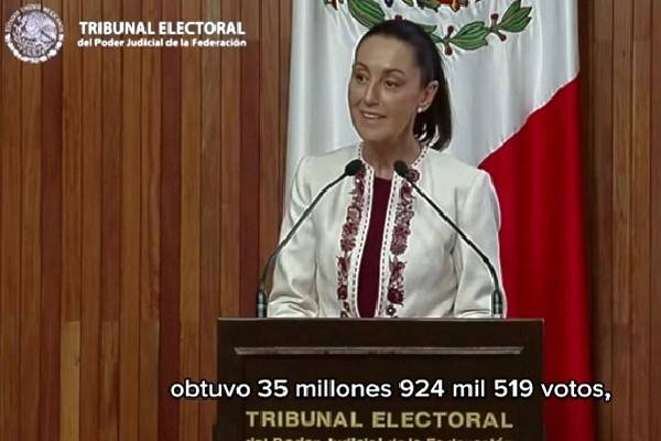 En sesión solemne entrega de constancia de mayoría a la presidenta electa. México mostró conciencia cívica. "No llego sola, llegamos todas": Sheinbaum