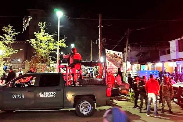 La Kuaricha - guardia- hacían un recorrido de vigilancia en el tramo La Cantera-Tangamandapio. Interceptados por presuntos miembros del crimen organizado