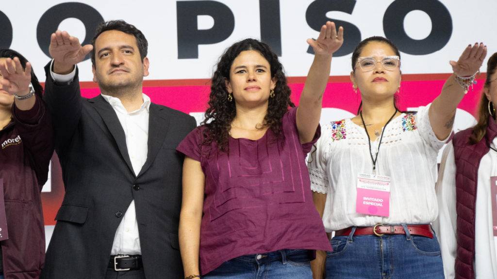 En el Congreso Nacional de Morena se designó a Andrés Manuel López Beltrán como Secretario del partido y a Luisa María Alcalde como presidenta.