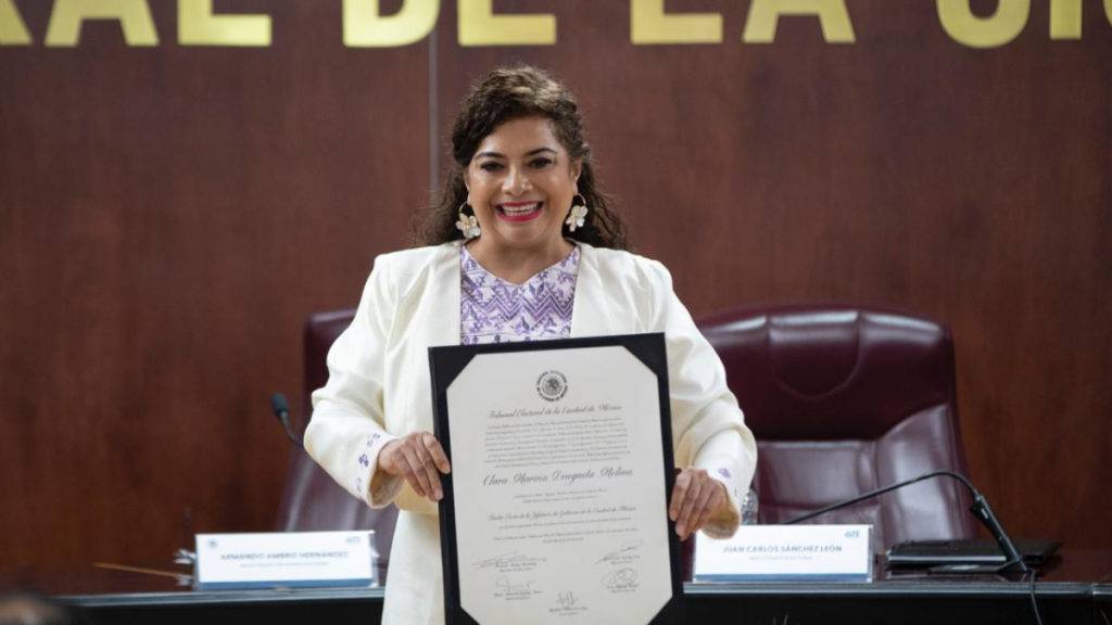 Clara Brugada Molina se comprometió a construir una Ciudad de México con paz e igualdad a partir del próximo 5 de octubre.