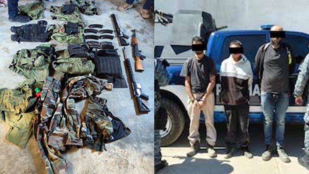 Las autoridades aseguraron armas, explosivos y equipo táctico en el municipio de Cuauhtémoc, Zacatecas, y detuvieron a miembros del CJNG. 