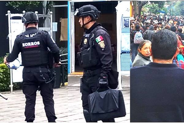 Llamada alertando de bomba en Escuela Nacional de Antropología e Historia. Policía de la CDMX revisó exhaustivamente. No había nada. A clases