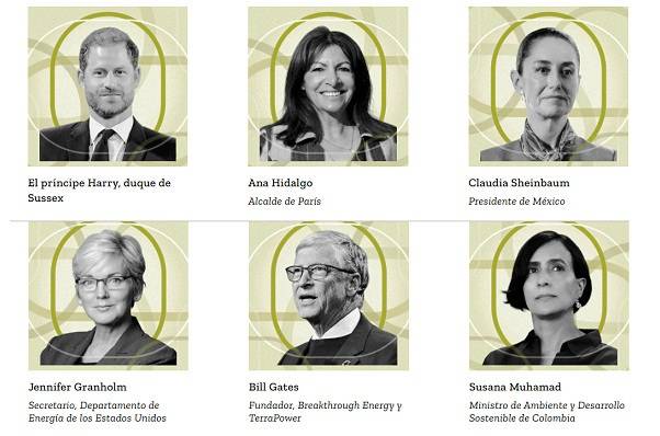 Time publica 100 personalidades con acciones más significativas por el ambiente, entre ellas, Sheinbaum, el príncipe Harry, Bill Gates, entre otros