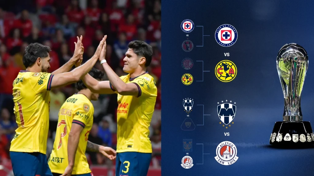 La fase final de la Liga Mx ya tiene horarios para sus semifinales que enfrentará a Cruz Azul vs el América ay a Monterrey contra el San Luis.