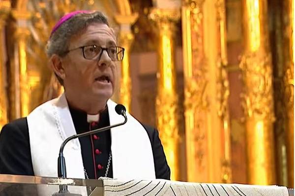 Te Deum del 25 de mayo por 215º aniversario de primera Junta de Gobierno Argentina, Orador único, Monseñor García Cuerva lanzó duras críticas sociales