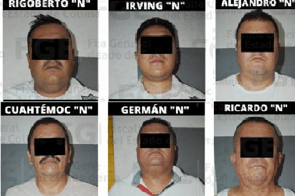 Policías de Colima y Villa de Álvarez detenidos, 6 condenados a 5 años de cárcel. Derechos Humanos indaga gas lacrimógeno contra asistentes a concierto