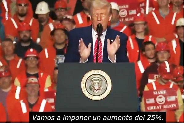 Orden ejecutiva de Trump a partir del 3 de junio: suma otro 25% a los aranceles de acero y aluminio para todos los países sin excepción