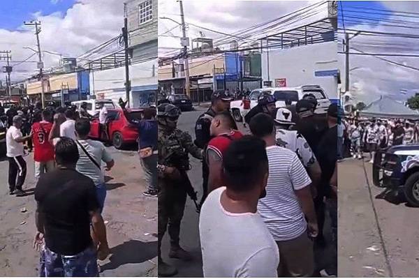 Enfrentamiento en Ecatepec: Encapuchados, con armas de fuego, palos y piedras agredieron a uniformados. Un detenido
