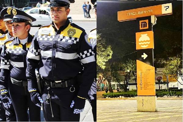 Tacubaya, Av. Jalisco policías rescataron a bebé de 4 meses alertados por C2 Poniente. De inmediato lo arroparon, arrullaron y protegieron