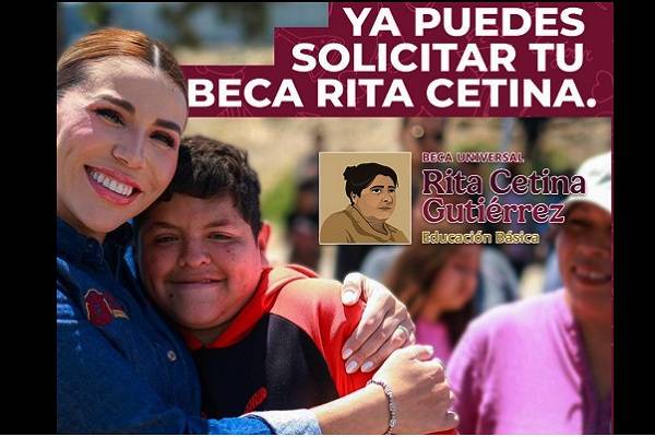 Registro para alumnos de secundaria pública de México, de reciente ingreso y también de 2º y 3º no inscritos: Beca Rita Cetina