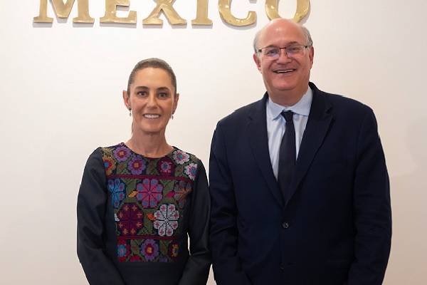 Sheinbaum se reunió con Ilan Goldfjn presidente del BID en conversaciones sobre el Plan México. Atraer inversiones y estimular el crecimiento